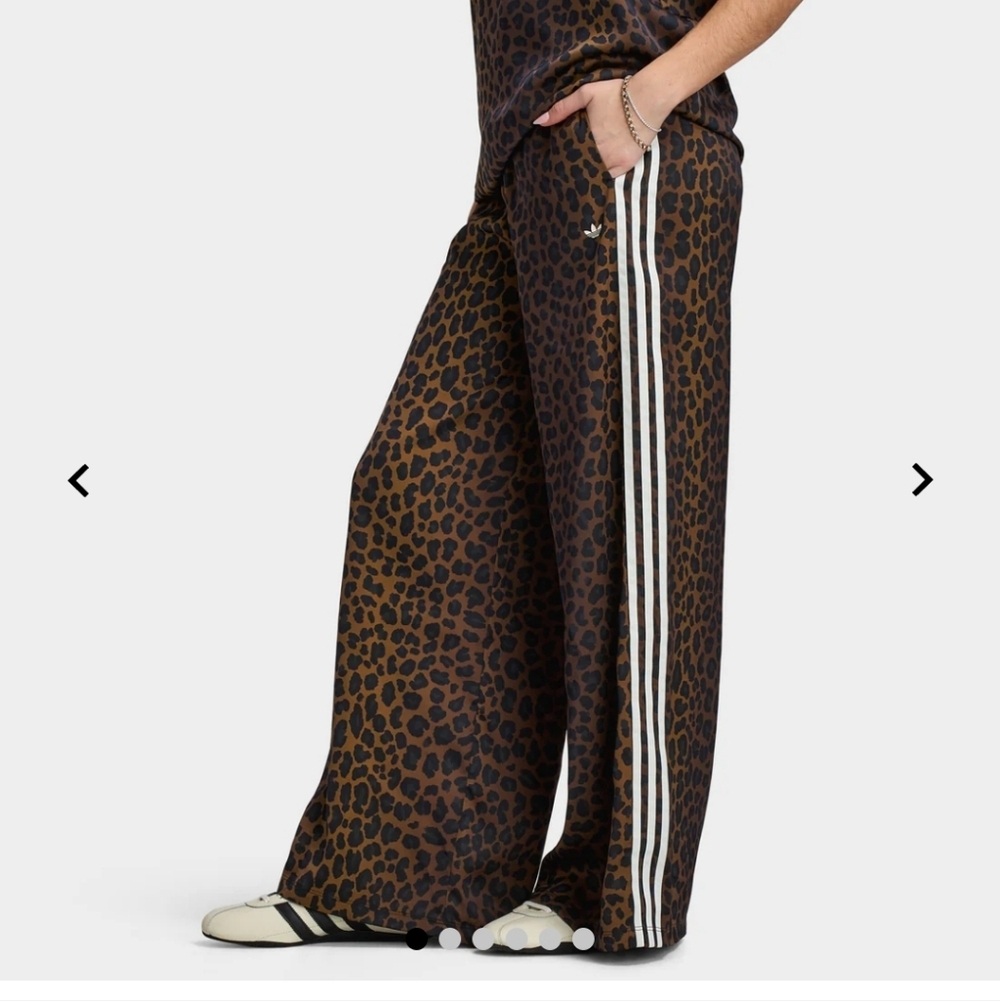 ADIDAS LEOPARD FIREBIRD OVERSIZED TRACK PANTS